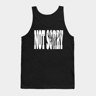 Buck Hunting Not Sorry Tank Top